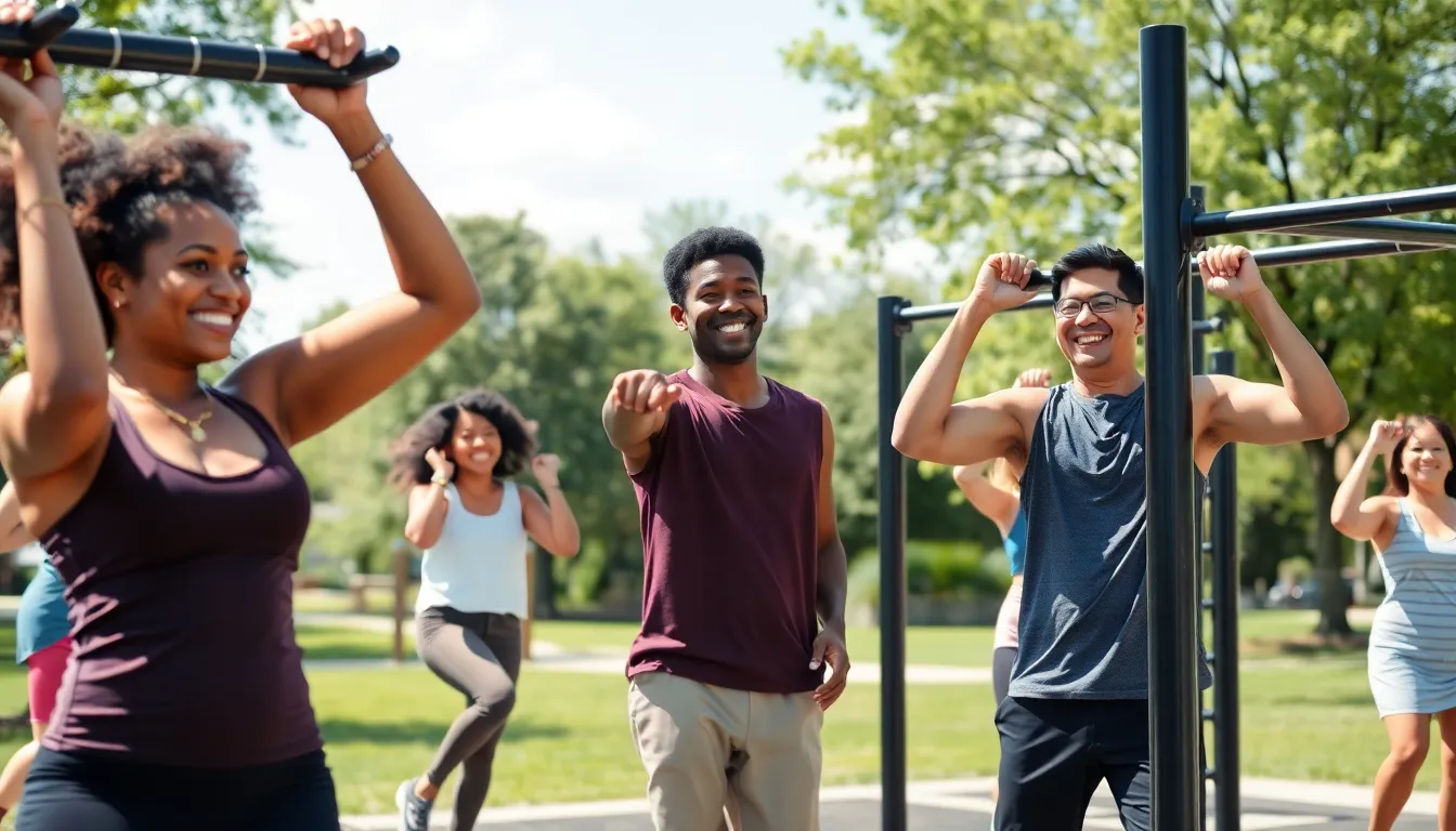 outdoor exercise equipment